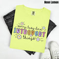 Introvert Things Comfort Colors T-Shirt 'NLB' Hoodie, Sweatshirt | PureTeeCo.com