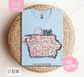 Iowa Gildan T-shirt, Cute Iowa State Shirt, Iowa Floral Bow Tee Hoodie, Sweatshirt | PureTeeCo.com