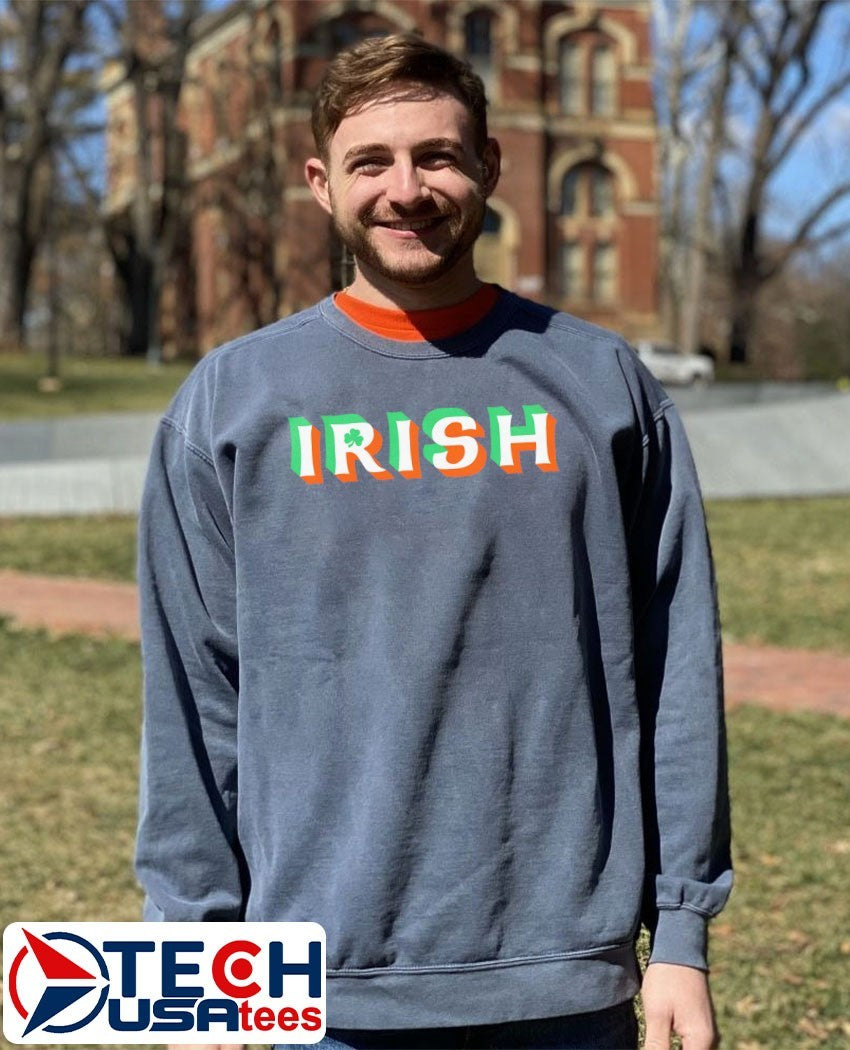 Irish drop shadow St. Patrick’s Day shirt