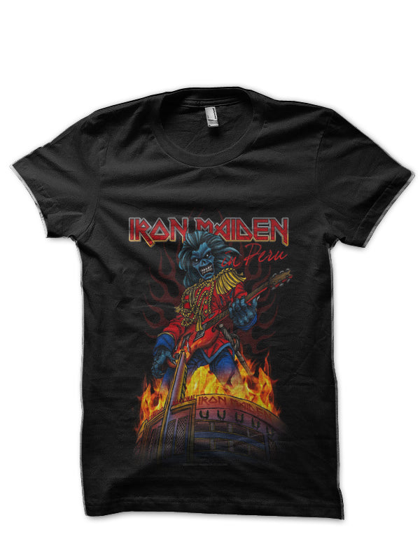 Iron Maiden Black T-Shirt Style004 Hoodie, Sweatshirt | PureTeeCo.com
