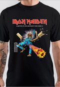 Iron Maiden Black T-Shirt Style002 Hoodie, Sweatshirt | PureTeeCo.com