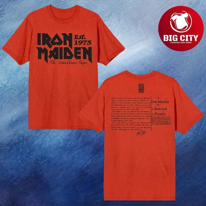 Iron Maiden Soundhouse Tapes Christmas 2025 Two Sided Shirt