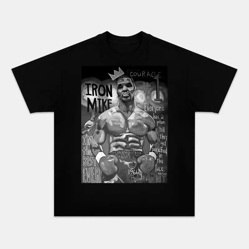 Iron Mike Tyson T-Shirt, Boxing Graphic Tee, Vintage Streetwear, Retro Boxing Shirt Hoodie, Sweatshirt | PureTeeCo.com