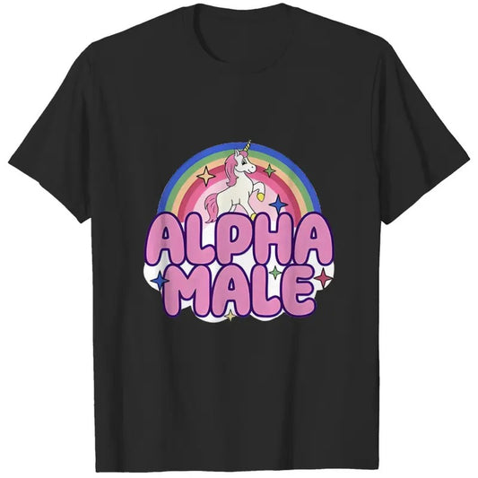 Ironic Alpha Male Unicorn Rainbow, Funny Unisex Tshirt, Bella Canvas Tee, Funny Shirt  T-shirt, sweater and Hoodie