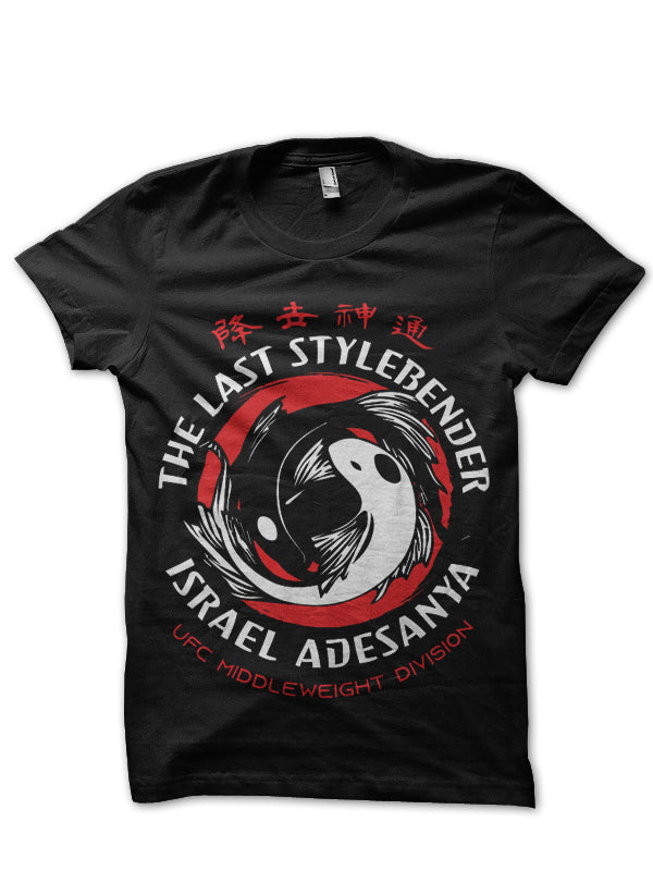 Israel Adesanya Black Half Sleeve T-Shirt Style002 Hoodie, Sweatshirt | PureTeeCo.com
