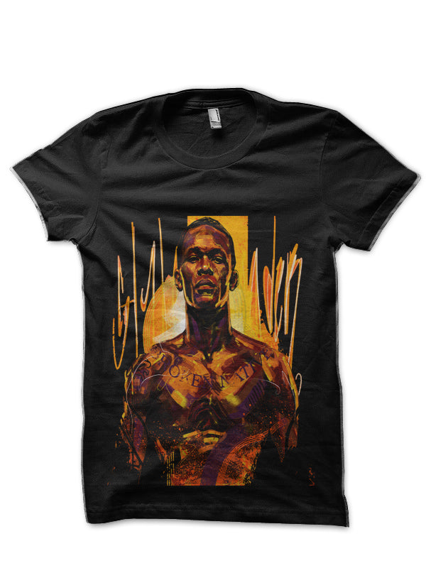 Israel Adesanya Black T-Shirt Style008 Hoodie, Sweatshirt | PureTeeCo.com