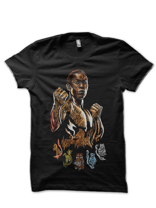 Israel Adesanya Black T-Shirt Style002 Hoodie, Sweatshirt | PureTeeCo.com