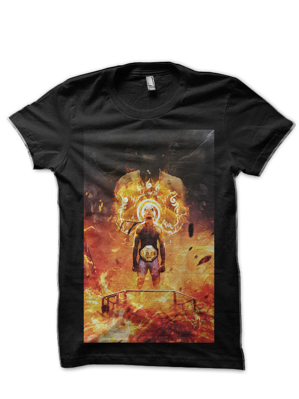Israel Adesanya Black T-Shirt Style015 Hoodie, Sweatshirt | PureTeeCo.com