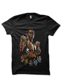 Israel Adesanya Black Half Sleeve T-Shirt Hoodie, Sweatshirt | PureTeeCo.com