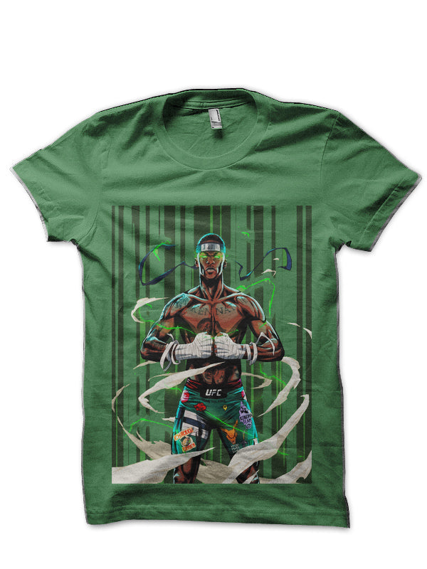 Israel Adesanya Green T-Shirt Hoodie, Sweatshirt | PureTeeCo.com