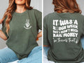 It Was A Rough Week, But I didn't Need Bail Money TShirt, Front and Back Graphic Shirt, Skull Front Pocket Logo with...