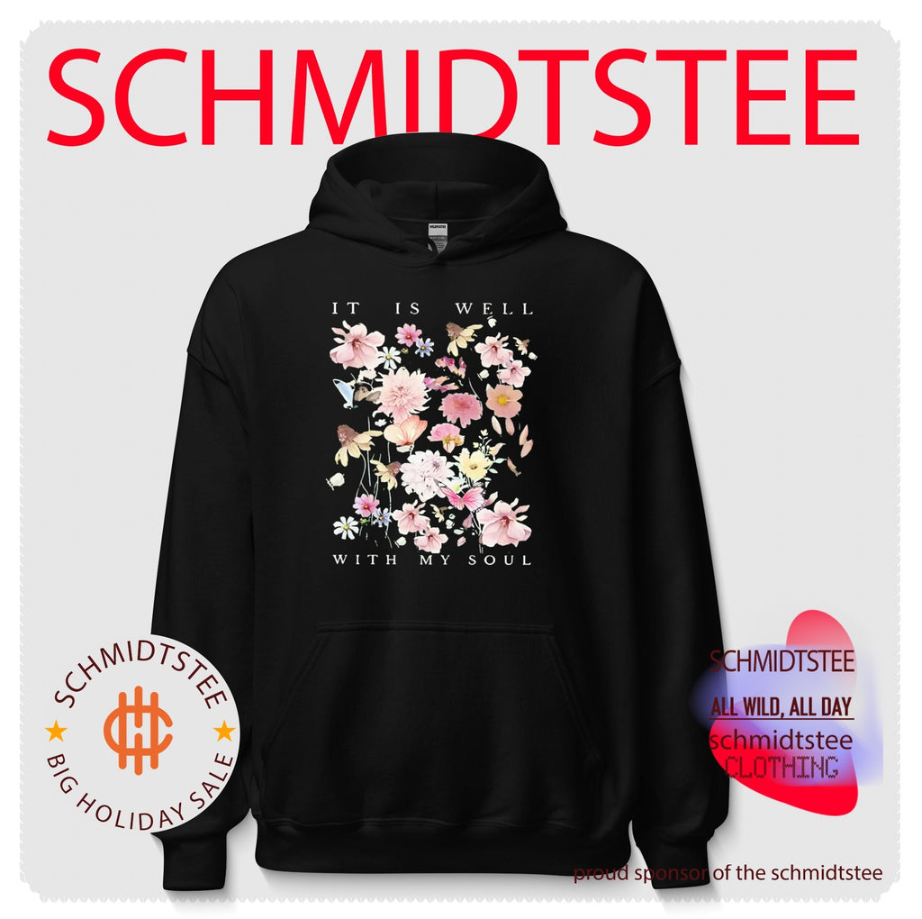 It is well with my soul graphic flowers shirt