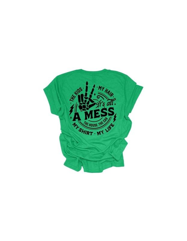 It's All A Mess T-Shirt Hoodie, Sweatshirt | PureTeeCo.com