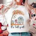 It's Fall Y'all Fall Season Elephant And Piggie Shirt Elephant And Piggie Tee Fall Book Lover Gifts Children's Books Tee...