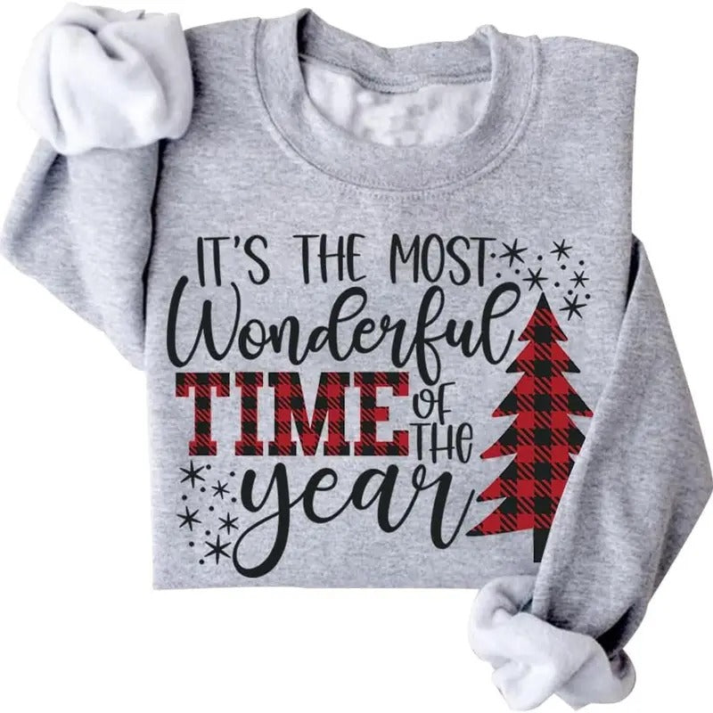 It's The Most Wonderful Time of The Year Sweatshirt Christmas Sweatshirt Classic Cotton T-Shirts, Hoodie | PureTeeCo.com