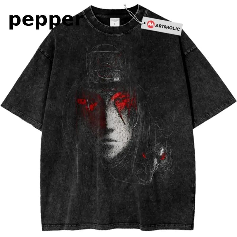Itachi Uchiha Shirt, Akatsuki Shirt, Naruto Shirt, Anime Shirt, Vintage Tee