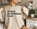 Its Me Hi I'm the Problem Black And White Book Spines  Hoodie and Sweater; T-shirt Sweatshirt | PureTeeCo.com