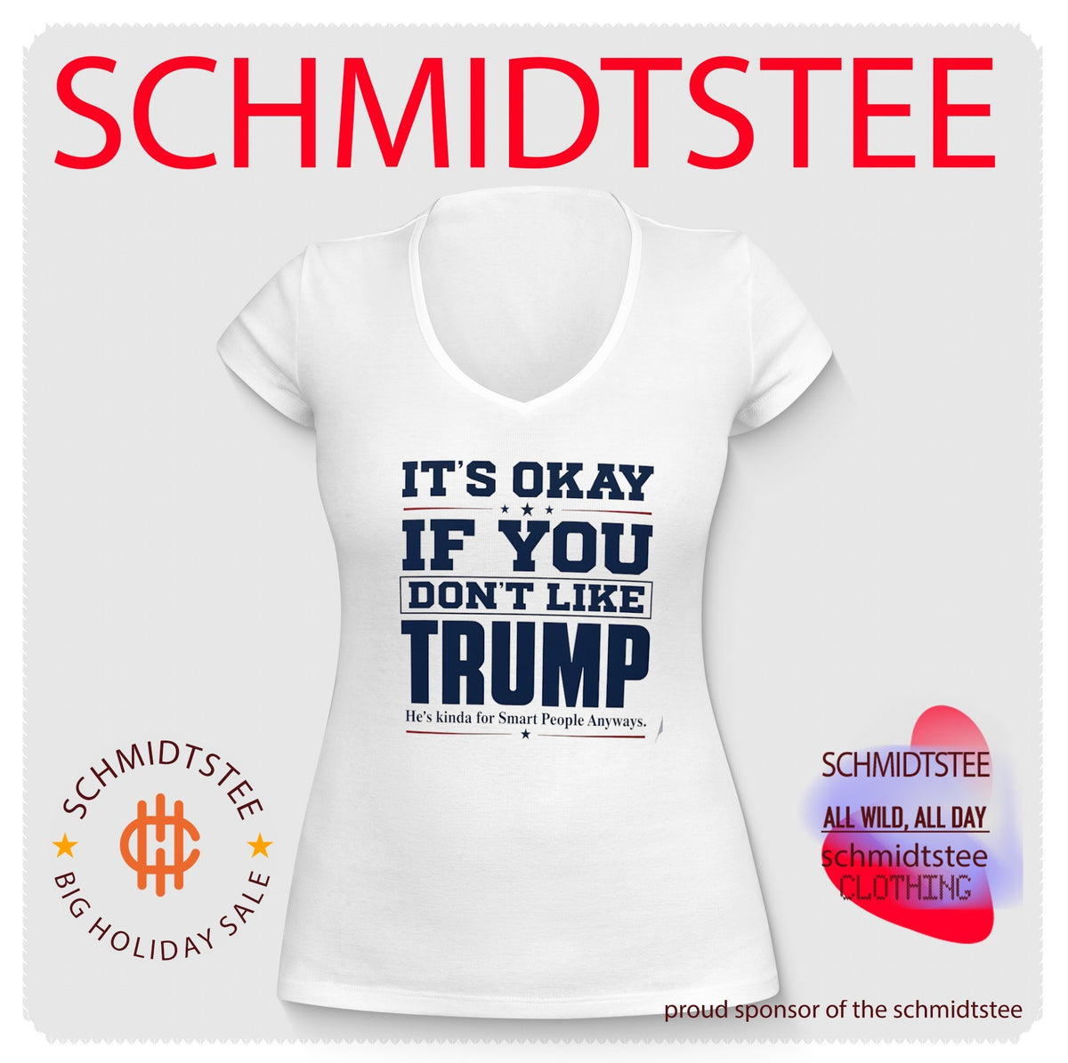 It’s Okay if You Don’t Like Trump He’s Kinda for Smart People Anyways shirt