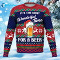 It’s The Most Wonderful Time For A Beer Ugly Christmas Sweater