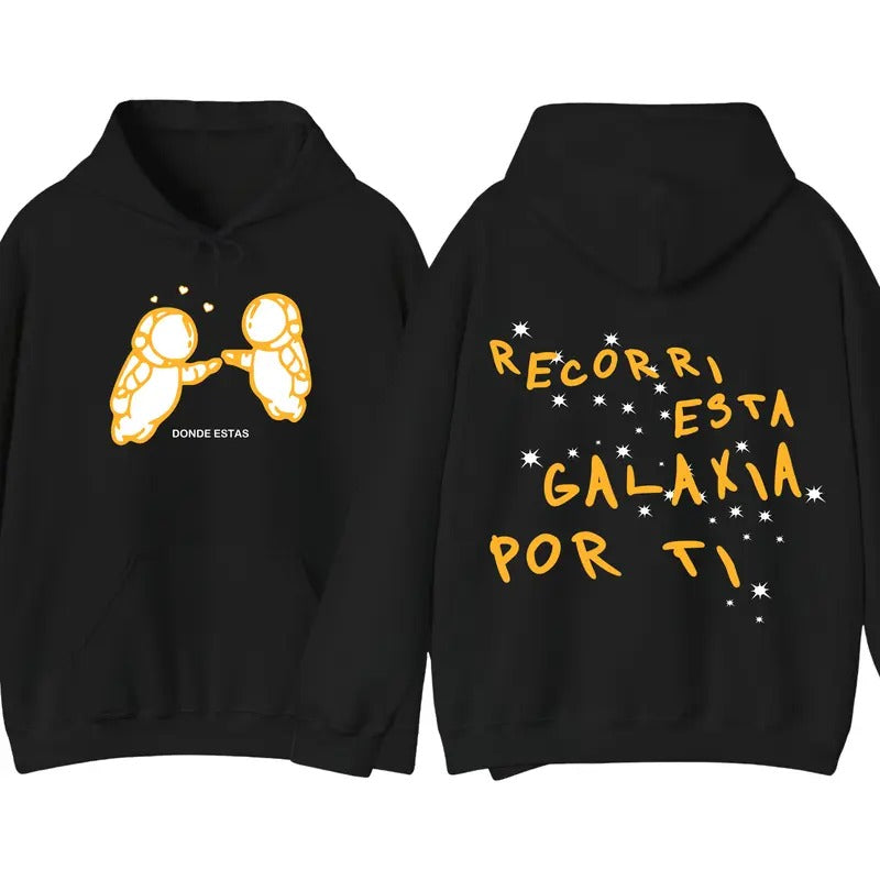 Ivan Cornejo Donde Estás Hoodie, Yellow Astronaut Design, Ivan Cornejo Mirada Pullover Hoodie, Mirada 2024 Tour Merch,...