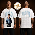 J. Cole The Fall Off Tour White Face Two Sided Unisex T Shirt