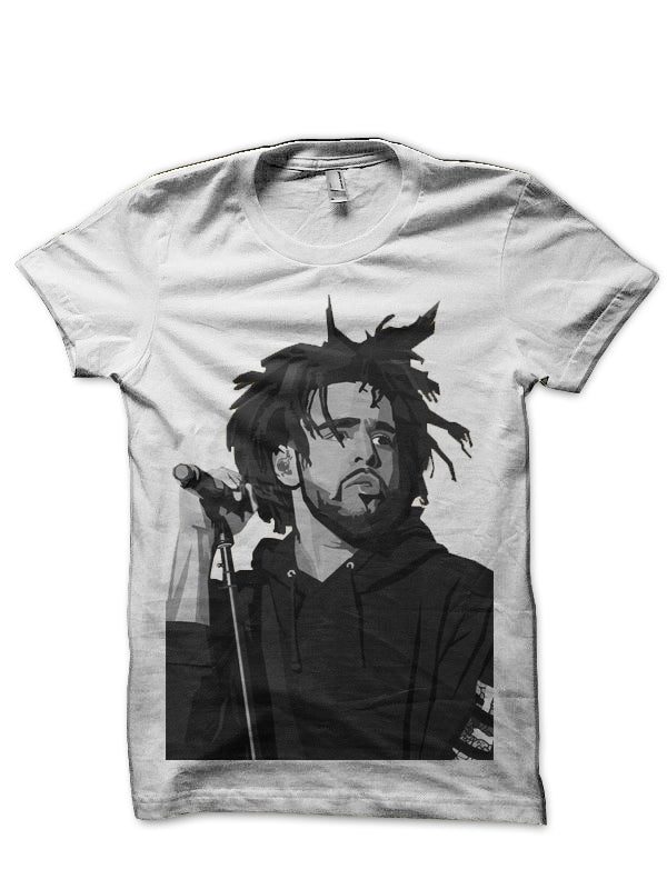 J. Cole White T-Shirt Style001 Hoodie, Sweatshirt | PureTeeCo.com