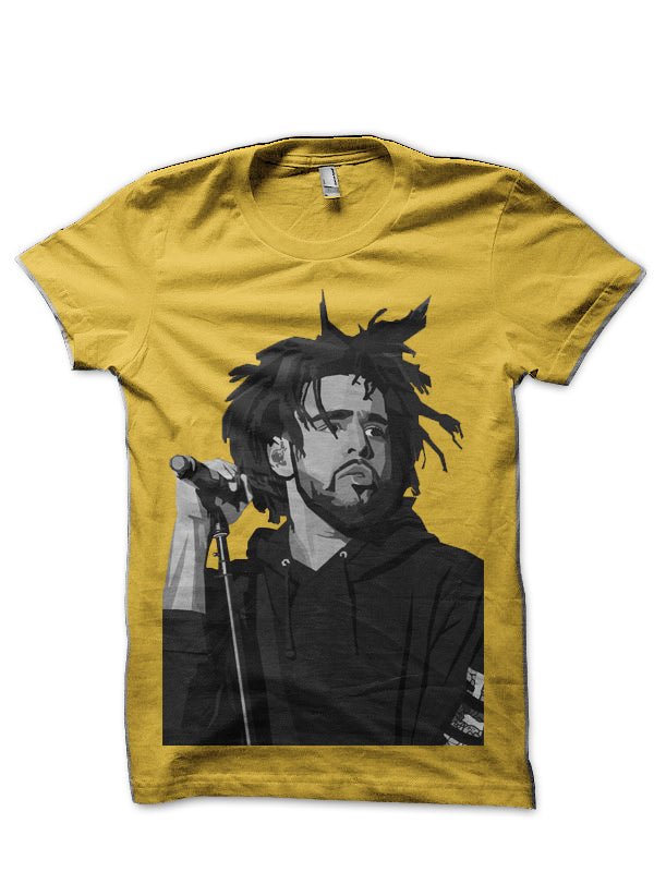 J. Cole Yellow T-Shirt Hoodie, Sweatshirt | PureTeeCo.com