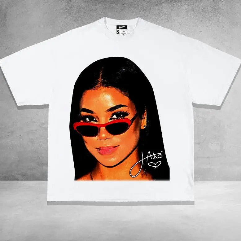 J.Aiko Big Face Graphic T-shirt, Gift For Fan J.Aiko Hoodie, Sweatshirt | PureTeeCo.com