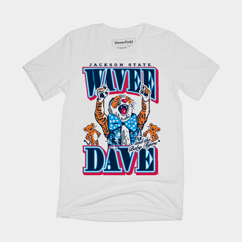 Jackson State Wavee Dave Tee Style001 Hoodie, Sweatshirt | PureTeeCo.com (Image 1)
