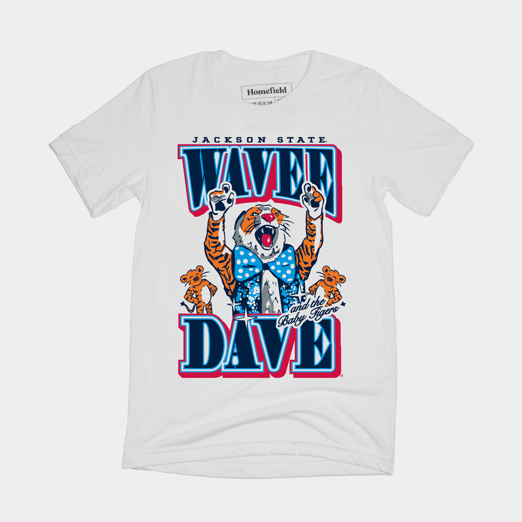 Jackson State Wavee Dave Tee Style001 Hoodie, Sweatshirt | PureTeeCo.com (Image 1)