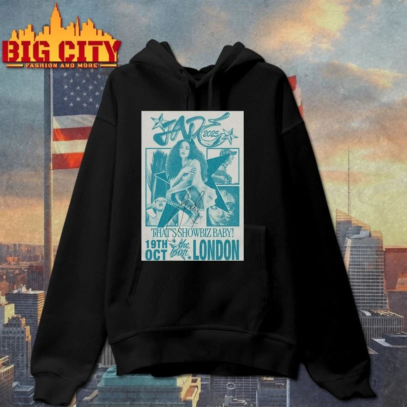 JADE That’s Showbiz Baby! Tour in London Oct 19 2025 Poster shirt