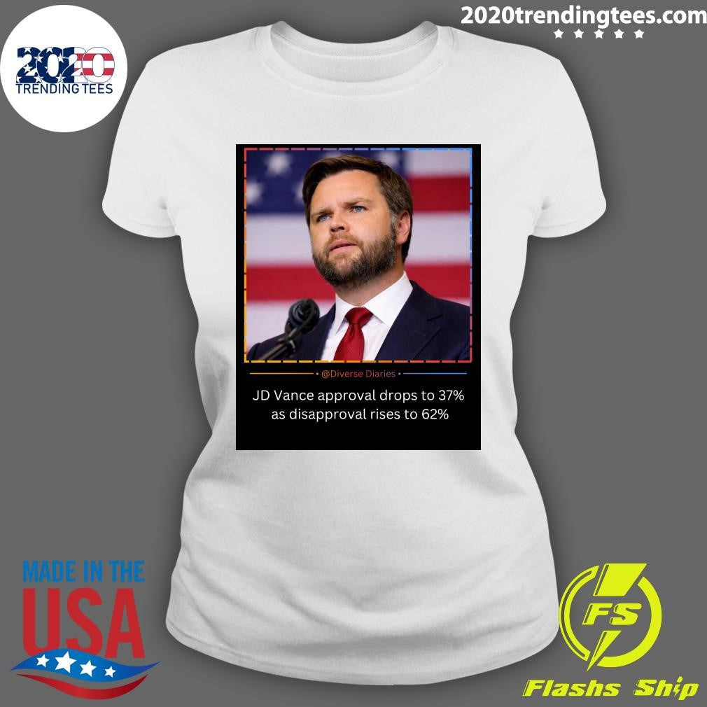 JD Vance Faces Shifting Public Opinion Amid Iran Conflict Discussions Shirt