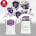 JMU Football Champions 2025 Two Sided Shirt