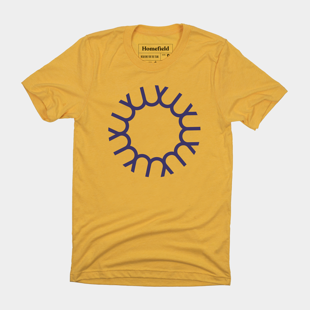 JMU Circle Logo Yellow Tee Style001 Hoodie, Sweatshirt | PureTeeCo.com