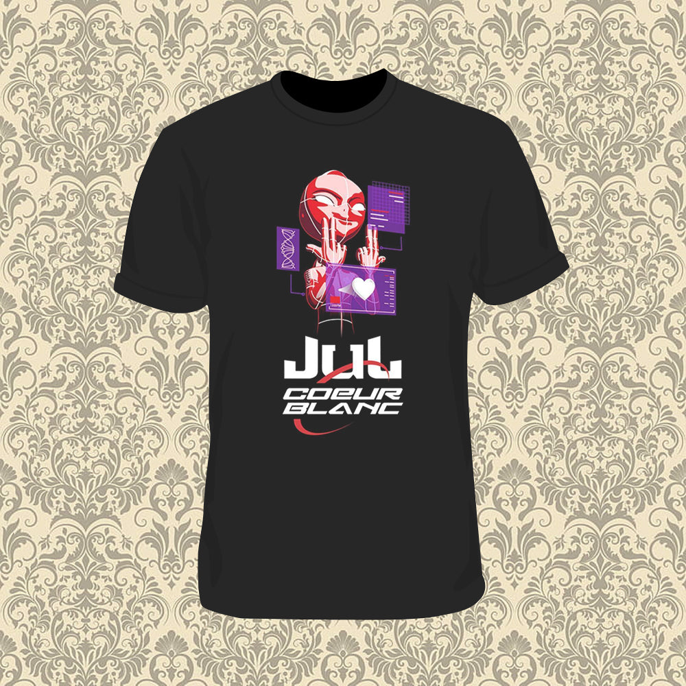 JUL CŒUR BLANC T SHIRT adm Hoodie, Sweatshirt | PureTeeCo.com