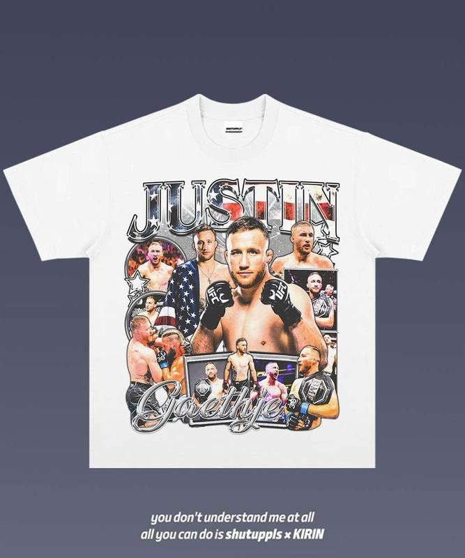JUSTIN GAETHJE Tee | Vintage Tee Graphic T-Shirt Sweatshirt Hoodie | Sport Tee - Gift For Fan 1.0 | PureTeeCo.com