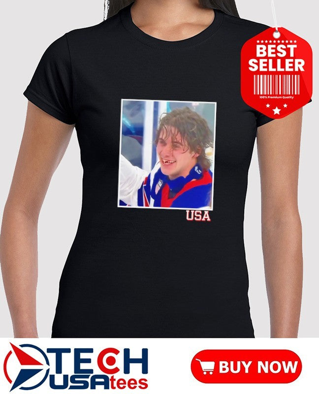 Jack Hughes OT Winner USA shirt