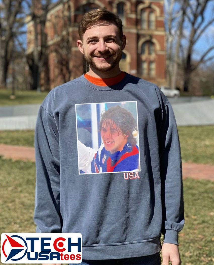 Jack Hughes OT Winner USA shirt
