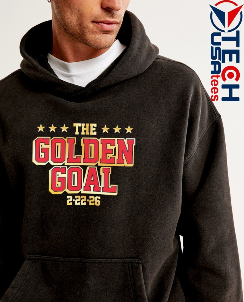 Jack Hughes USA Hockey The Golden Goal 2-22-26 shirt