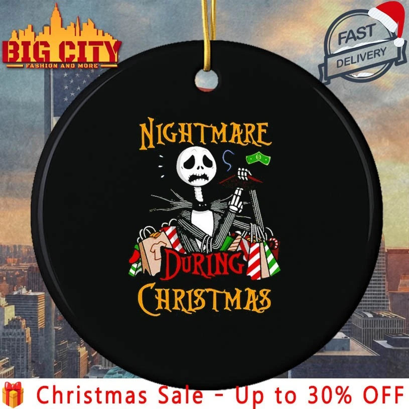 Jack Skellington Nightmare During Christmas shirt