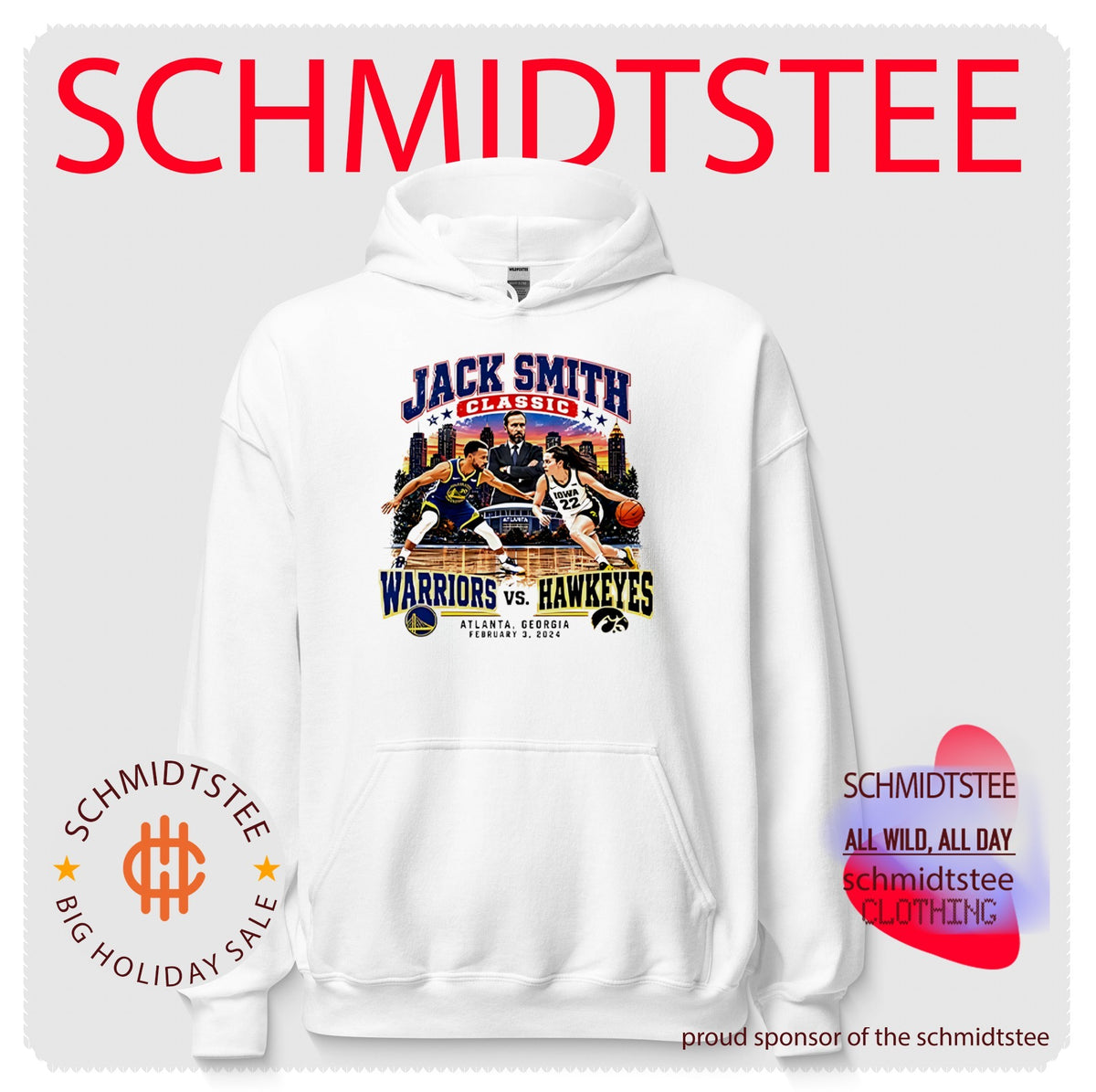 Jack Smith Classic Golden State Warriors vs Iowa Hawkeyes shirt
