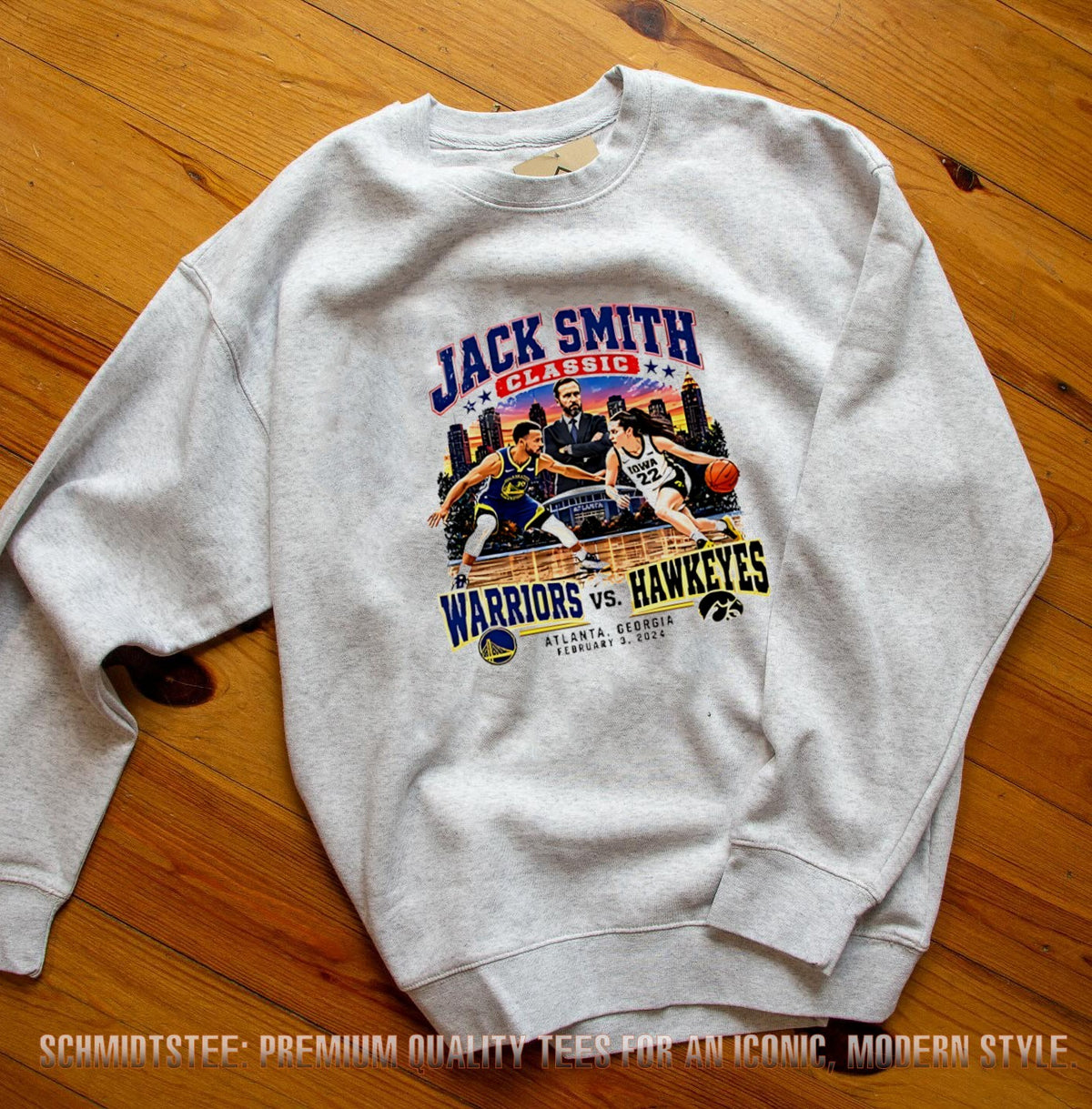 Jack Smith Classic Golden State Warriors vs Iowa Hawkeyes shirt