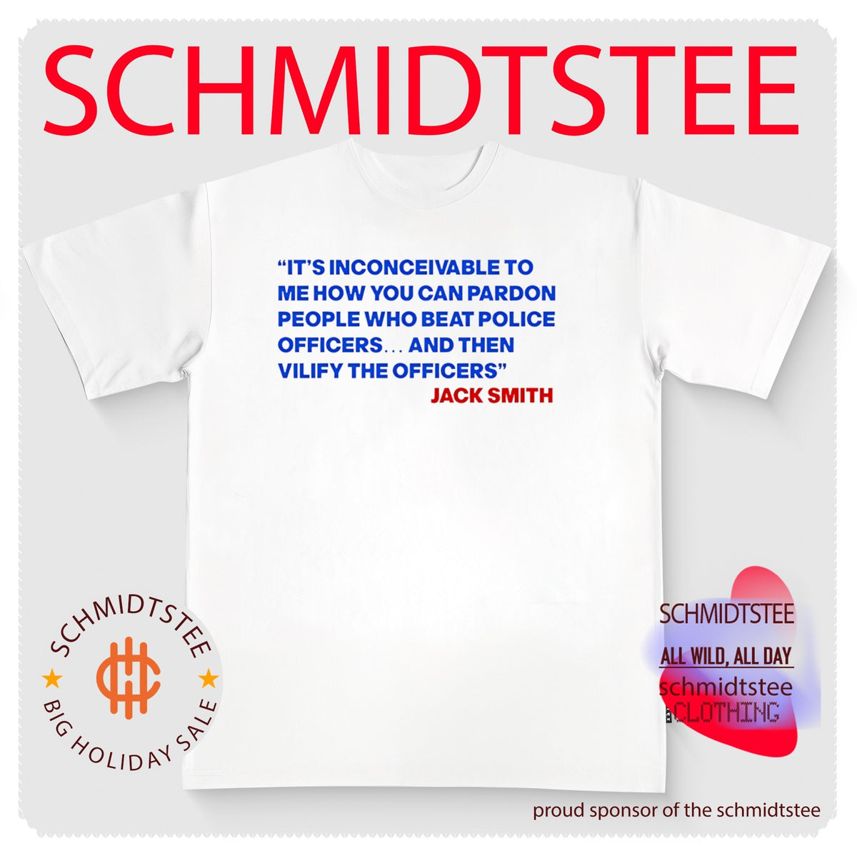 Jack Smith It’s Inconceivable To Me How You Can Pardon People Shirt