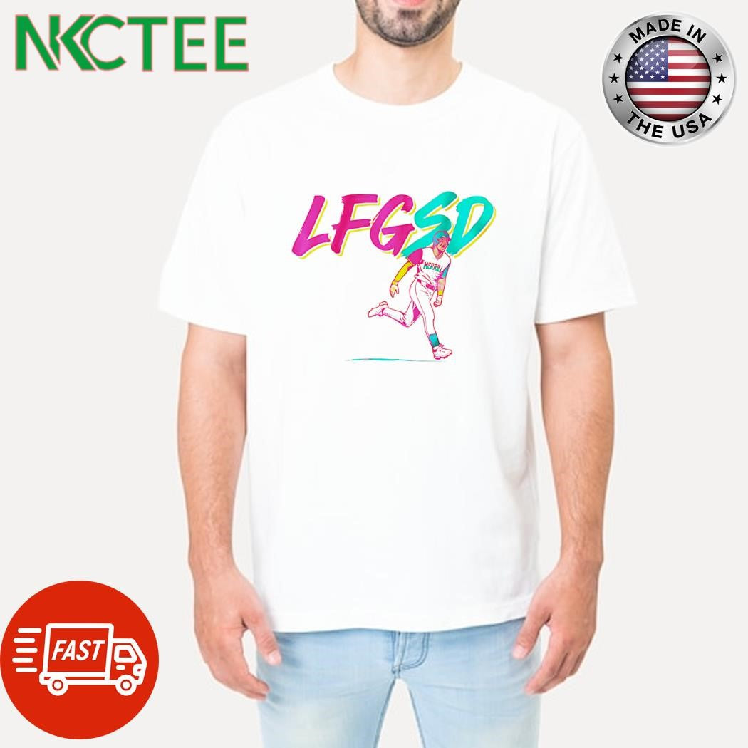 Jackson Merrill LFGSD San Diego running shirt