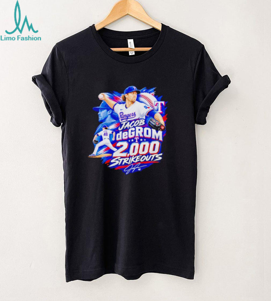 Jacob deGrom 2.000 Career Strikeouts History Made shirt