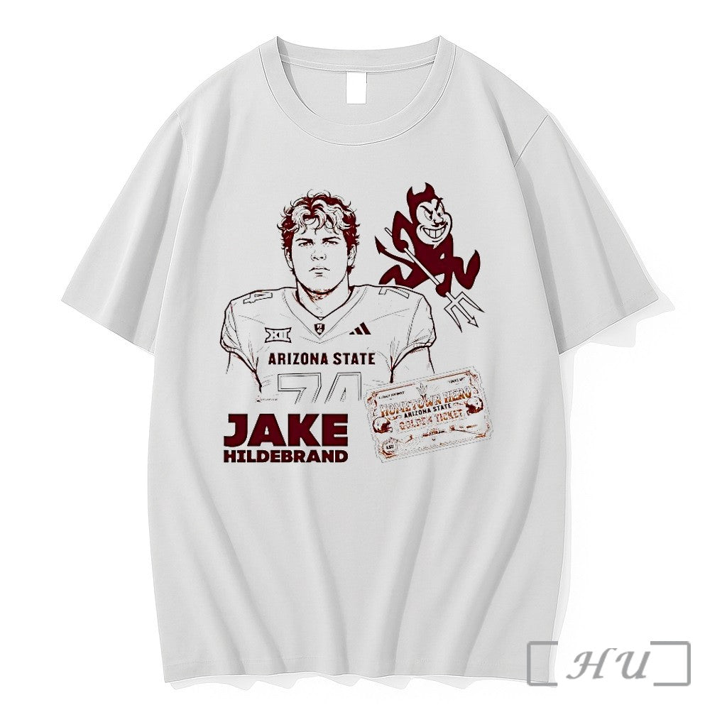 Jake Hildebrand Arizona State Sun Devils Hometown Hero Golden Ticket Tshirts Sweater