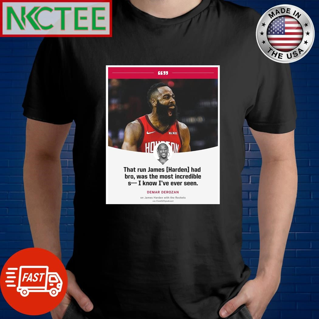 James Harden was a problem on the Rockets shirt