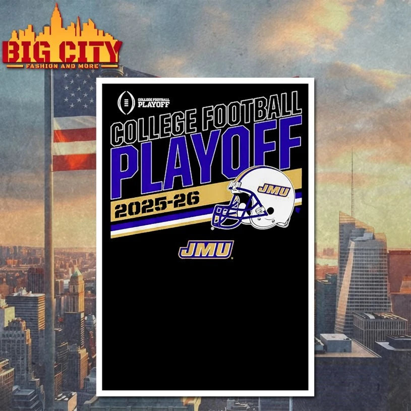 James Madison Dukes 2025 CFP College football playoff shirt