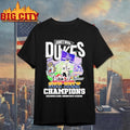 James Madison Dukes Stomp Troy Trojans Sun Belt Champions 2025 Bridgeforth Stadium Mascot Shirt