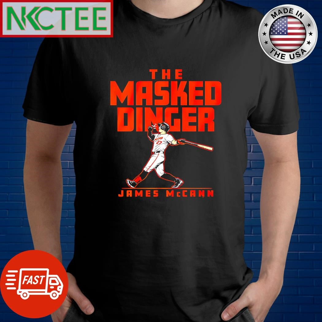 James McCann The Masked Dinger batting shirt